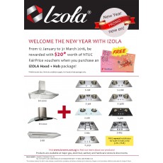 $20 gift voucher with every IZOLA package! 